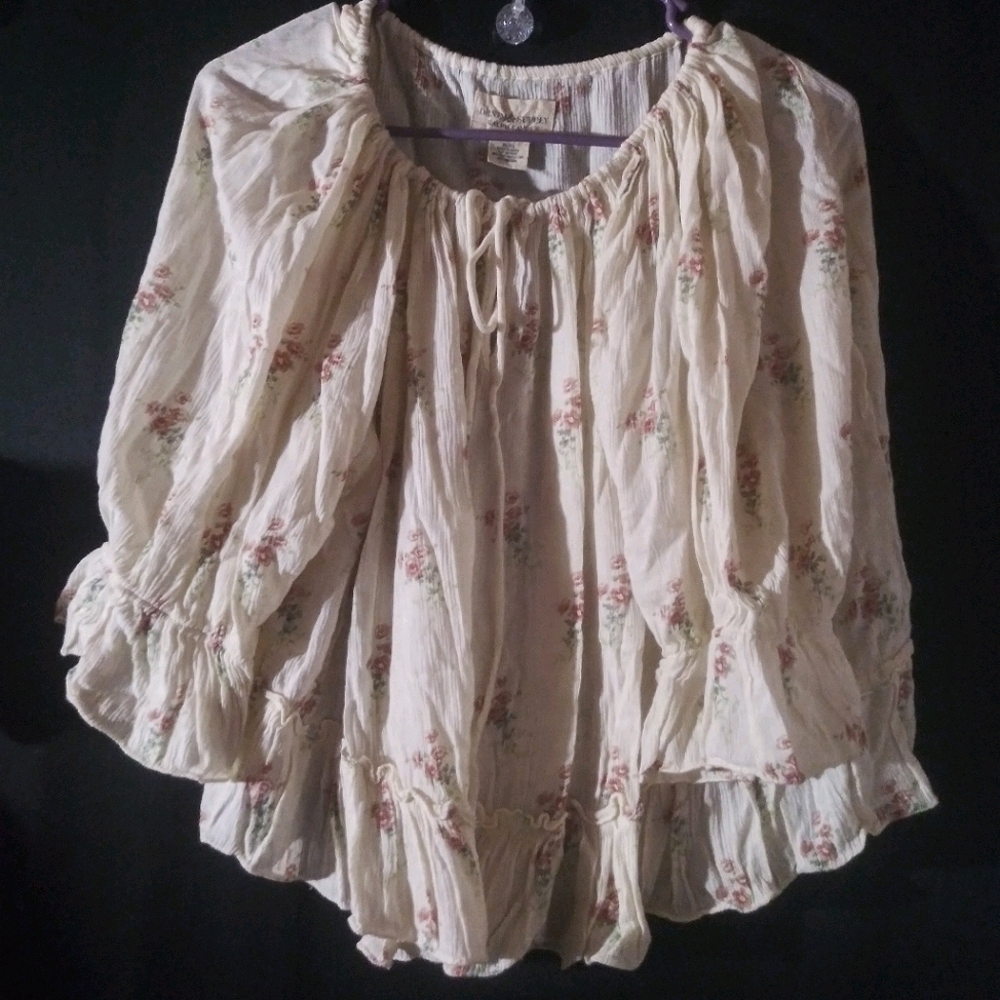 Denim & Supply Rustic Floral Blouse